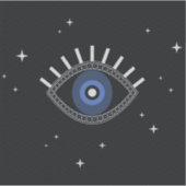 青い目の保護タリスマン悪い目 シール (正面)