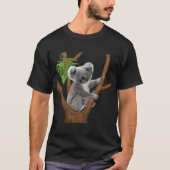 青い目の子グマ Tシャツ (正面)