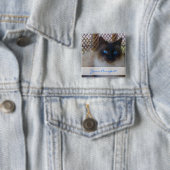 青い目の子猫Purrrfectあなたのボタン 缶バッジ (インサイチュ)