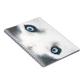 青い目の犬は風を見ることができます ノートブック (右側)