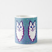 青い目の猫 コーヒーマグカップ (中央)