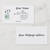 青い目の草の名刺 名刺 (正面/裏面)