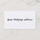 青い目の草の名刺 名刺 (裏面)