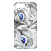 青い目の落書きの芸術 Case-Mate iPhoneケース (裏面)