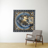 青い目の虎 タペストリー (インサイチュ(横))