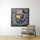 青い目の虎 タペストリー (インサイチュ)