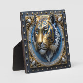 青い目の虎 フォトプラーク (正面)