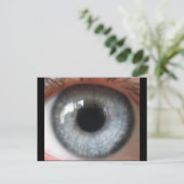 青い目の郵便はがきのRefelection ポストカード (スタンド正面)