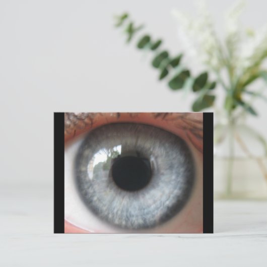 青い目の郵便はがきのRefelection ポストカード (スタンド正面)