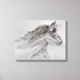 青い目の馬 キャンバスプリント