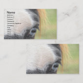 青い目の馬 名刺 (正面/裏面)