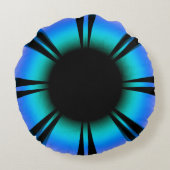 青い目は救と救済い ラウンドクッション (裏面)