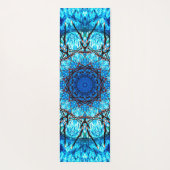 青い目まぐるしい ヨガマット (裏面)