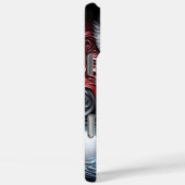 青い目をしたオオカミの水面反射シーン Case-Mate iPhoneケース (裏面 / 右)