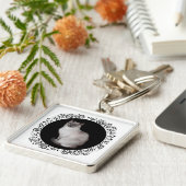 青い目をしたシャム猫 キーホルダー (側面)