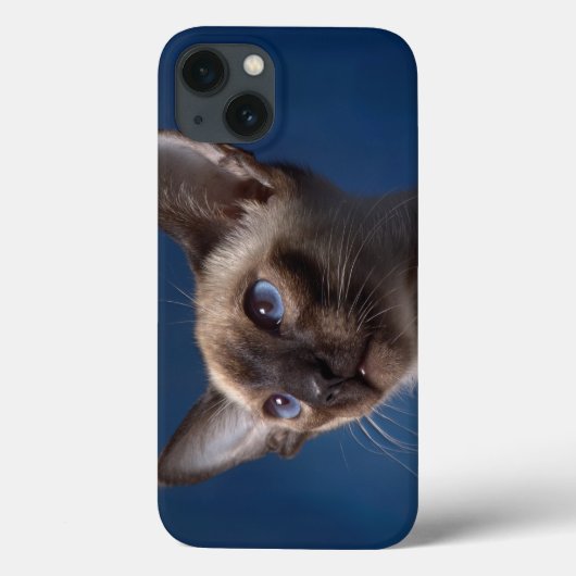 青い目をしたシャム猫 Case-Mate iPhoneケース (裏面)