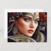 青い目をした人 ポストカード (正面/裏面)