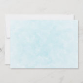 青い目をした可愛いかわいらし白い子猫 セーブザデート (裏面)