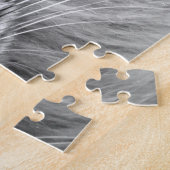 青い目をした灰色の猫 ジグソーパズル (側面)