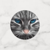 青い目をした猫の素敵な顔 コンフェッティ (スモール正面)