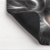 青い目をした猫の素敵な顔 マウスパッド (コーナー)