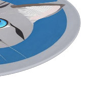 青い目をした猫 カッティングボード (角)