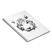 青い目をした白い虎 ノートブック (右側)