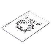 青い目をした白い虎 ノートブック (左側)