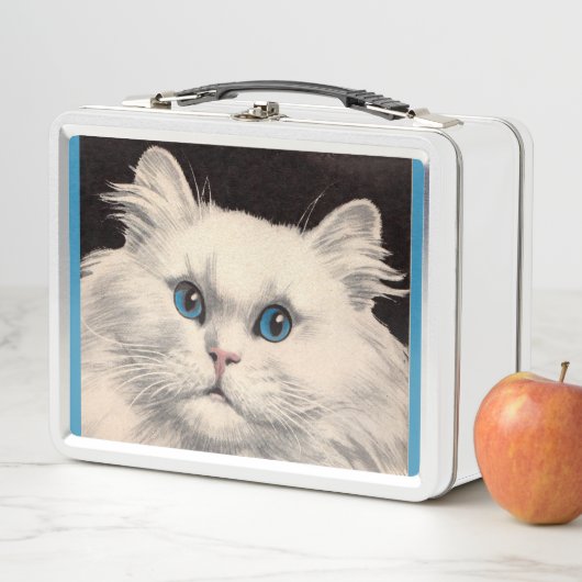 青い目をした白猫 メタルランチボックス (インサイチュ)