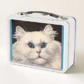 青い目をした白猫 メタルランチボックス (裏面)