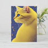 青い目をした美しい黄色い猫 シーズンカード (スタンド正面)