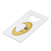 青い目をした黄色い月 クレジットカード栓抜き (裏面アングル)