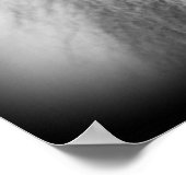 青い目を持つ白黒ライオン ポスター (角)