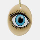 青い目アイコン セラミックオーナメント (右)