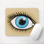 青い目アイコン マウスパッド (マウス)