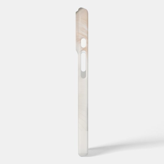 青い目カスタムを持つ白い猫の電話ケース Case-Mate iPhoneケース (裏面 / 左)