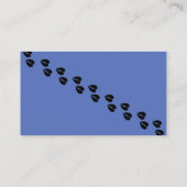 青い目カラフルをしたナイジェリア人矮（わい）ヤギ（がぎ）子（こ） 名刺 (裏面)