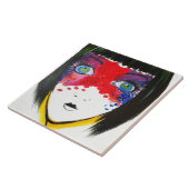 青い目セラミックタイルの女の子 タイル (側面)