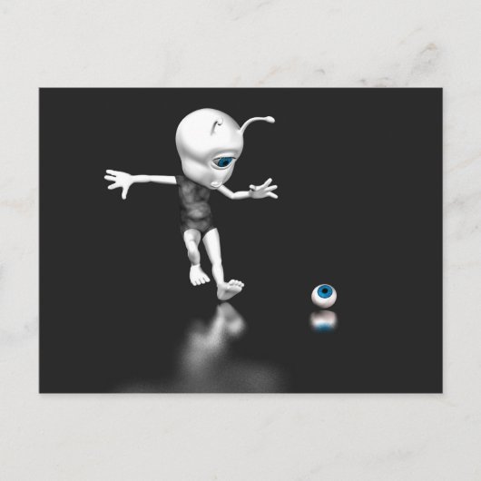 青い目失った ポストカード (正面)