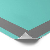 青い目盛りキャップ – おめでとうフランスの ポスター (角)