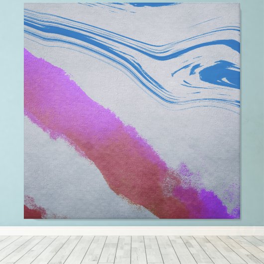 青い目 キャンバスプリント (インサイチュ (ウッドフロア))