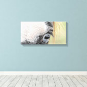 青い目 キャンバスプリント (インサイチュ (ウッドフロア))