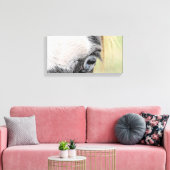 青い目 キャンバスプリント (インサイチュ (リビング))