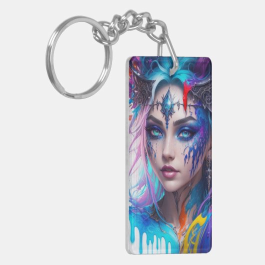 青い目 キーホルダー (正面左)