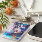 青い目 キーホルダー (正面右)