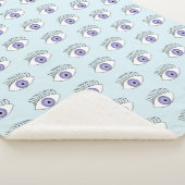 青い目 シェルパブランケット (3/4)