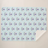 青い目 シェルパブランケット (正面(横))