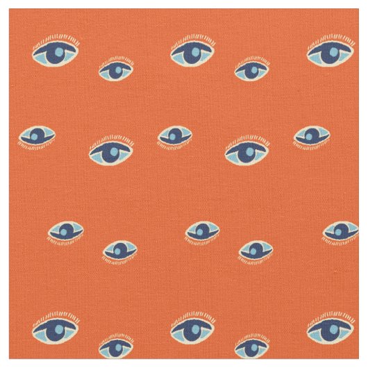 青い目 ファブリック (クローズアップ)