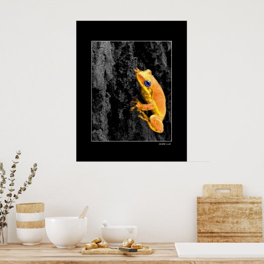 青い目 ポスター (キッチン)