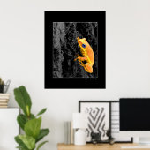 青い目 ポスター (ホームオフィス)